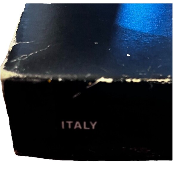 Vtg Leonard Silver Mfg Italy Crystal Glass & Silverplate Coasters Set of 4 NIB - Picture 8 of 13